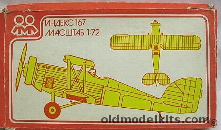 Krugozor 1/72 Westland Wallace PV6 plastic model kit